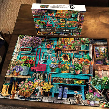 Botanische Haven -Schuppen -Puzzle 1000 Stücke